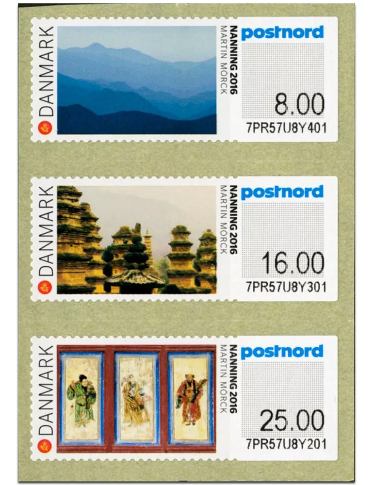 n° 124 - Timbre DANEMARK Timbres de distributeurs