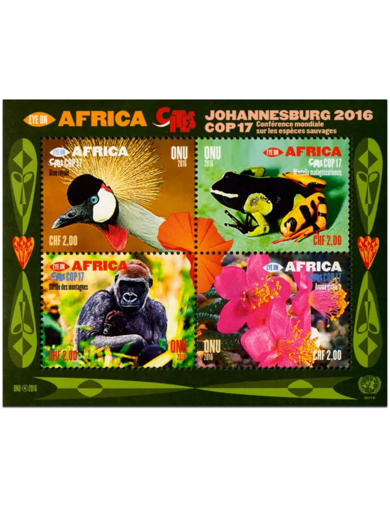 n° 961 - Timbre ONU GENEVE Poste