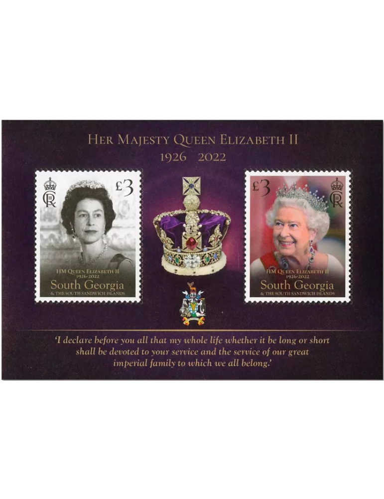 n° 32 - Timbre GEORGIE DU SUD Blocs et feuillets