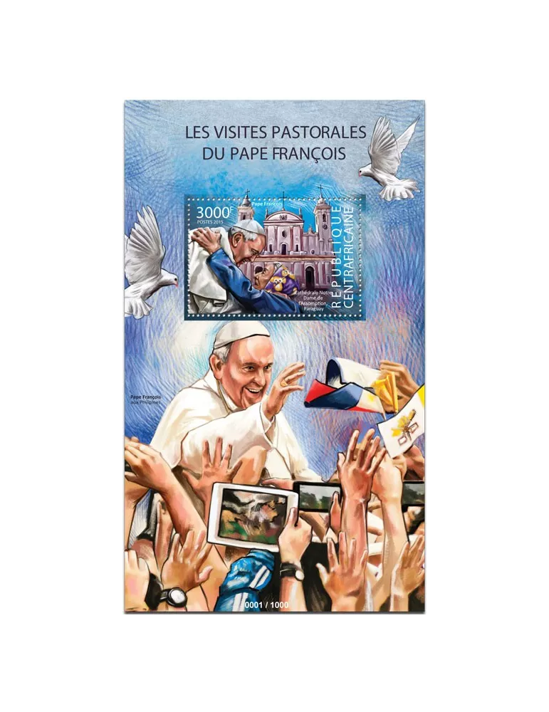 n° 825 - Timbre CENTRAFRIQUE Blocs et feuillets