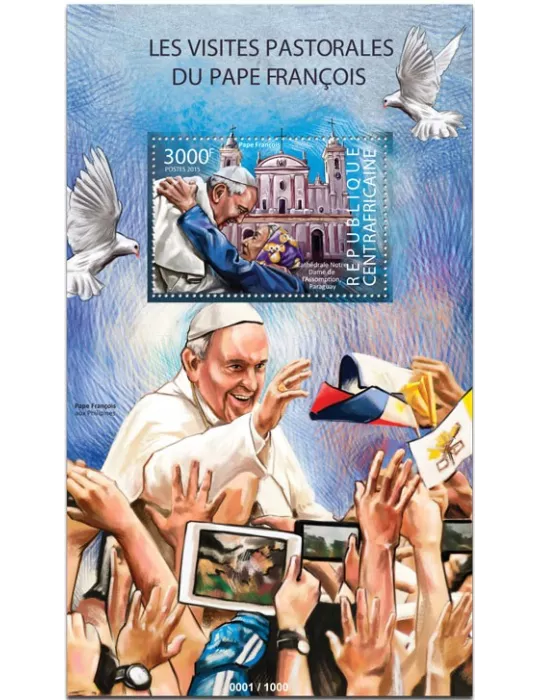 n° 825 - Timbre CENTRAFRIQUE Blocs et feuillets