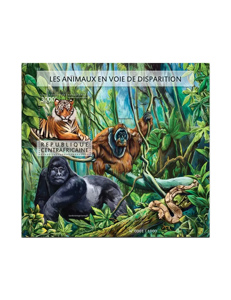 n° 849 - Timbre CENTRAFRIQUE Blocs et feuillets