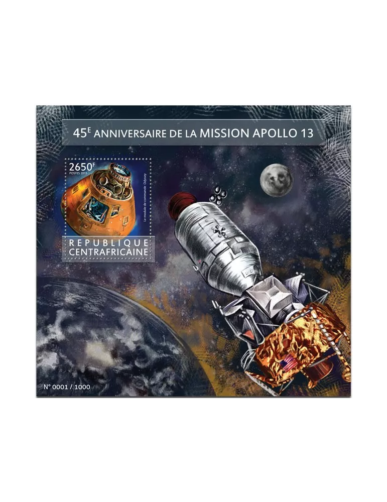 n° 862 - Timbre CENTRAFRIQUE Blocs et feuillets