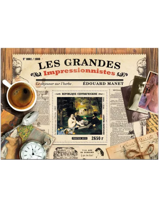 n° 877 - Timbre CENTRAFRIQUE Blocs et feuillets