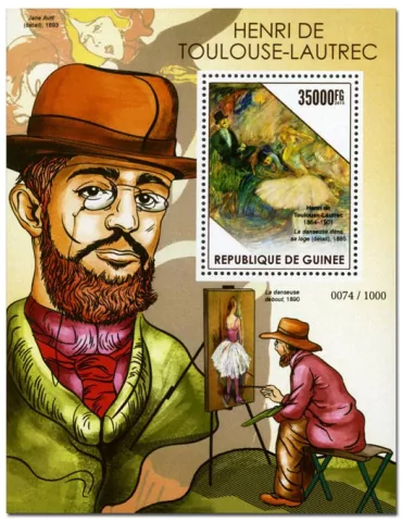 n° 1847 - Timbre GUINÉE Blocs et feuillets