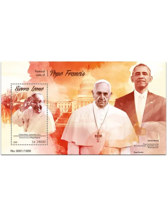 n° 843 - Timbre SIERRA LEONE Blocs et feuillets