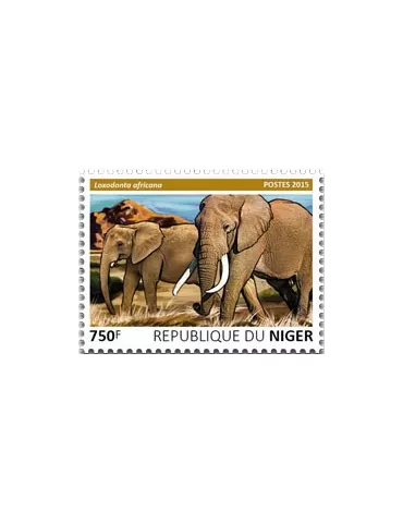 n° 3199 - Timbre NIGER Poste 2