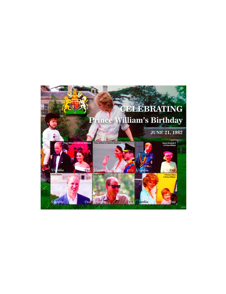 n° 6317/6322 - Timbre GAMBIE Poste