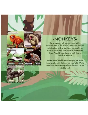 n° 6411/6415 - Timbre GAMBIE Poste