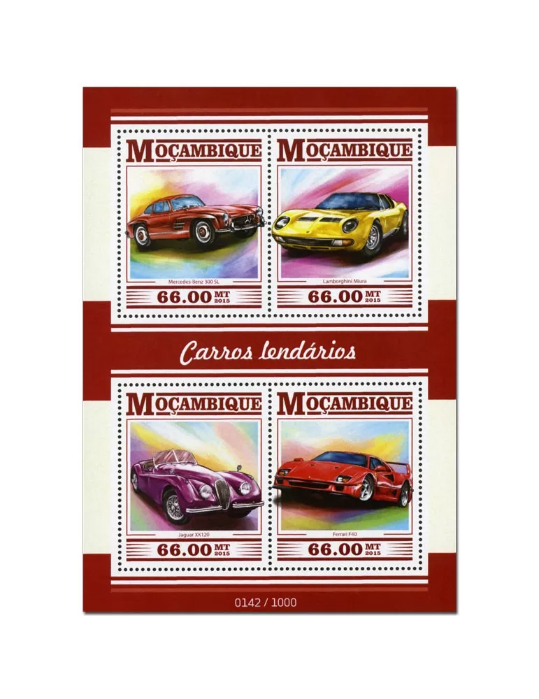 n° 6650 - Timbre MOZAMBIQUE Poste