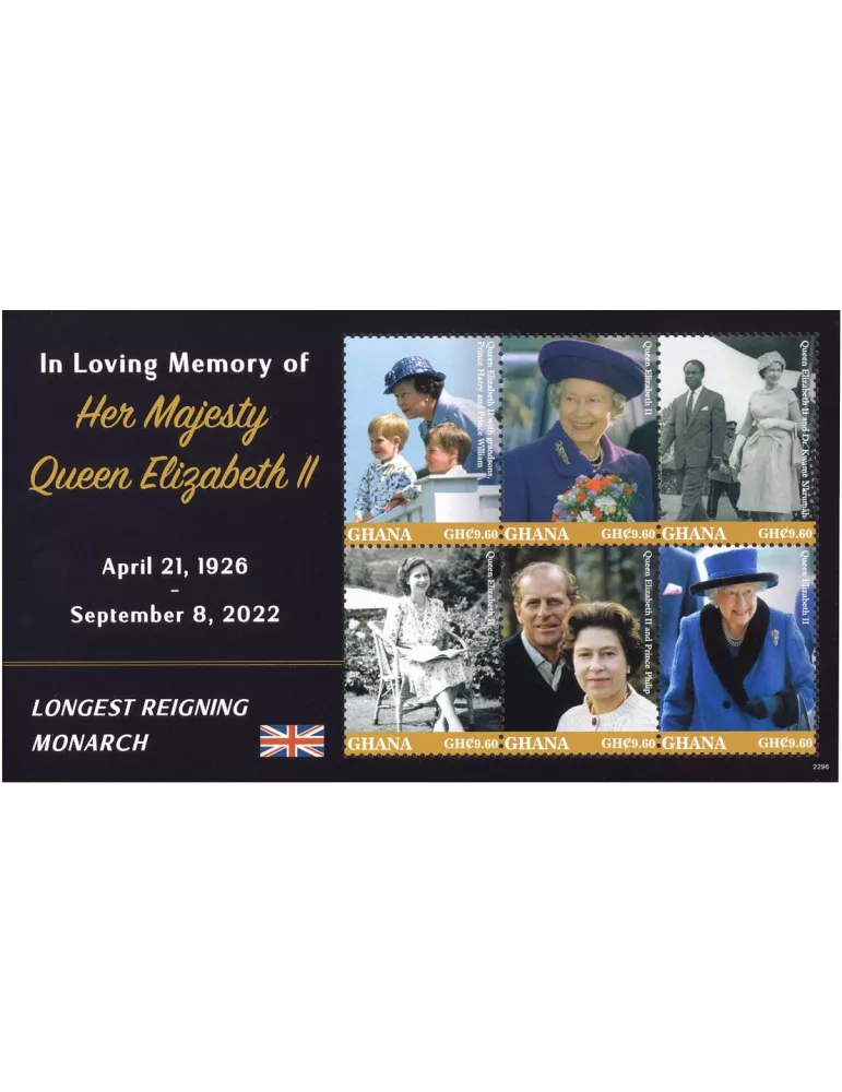 n° 3890/3895 - Timbre GHANA Poste