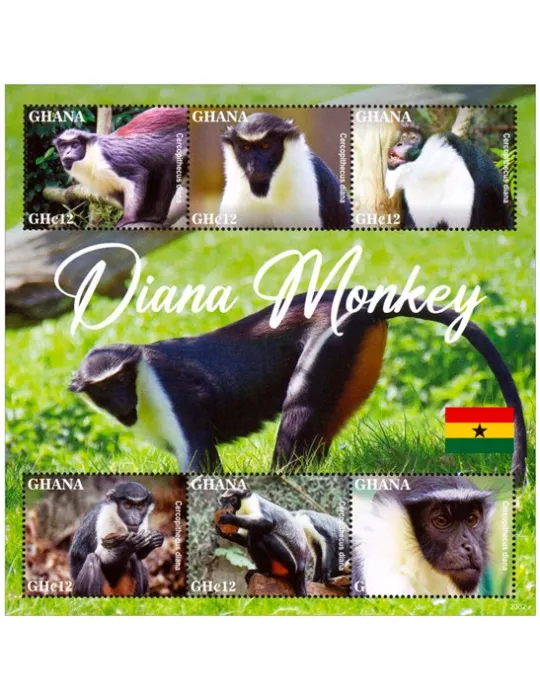 n° 3896/3901 - Timbre GHANA Poste