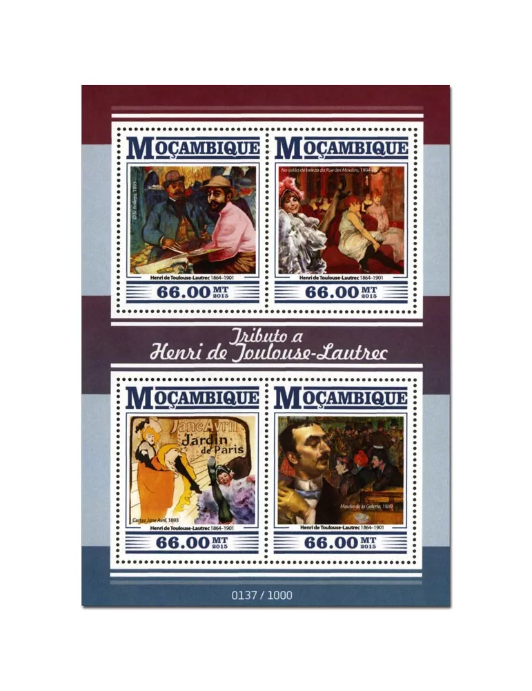 n° 6826 - Timbre MOZAMBIQUE Poste