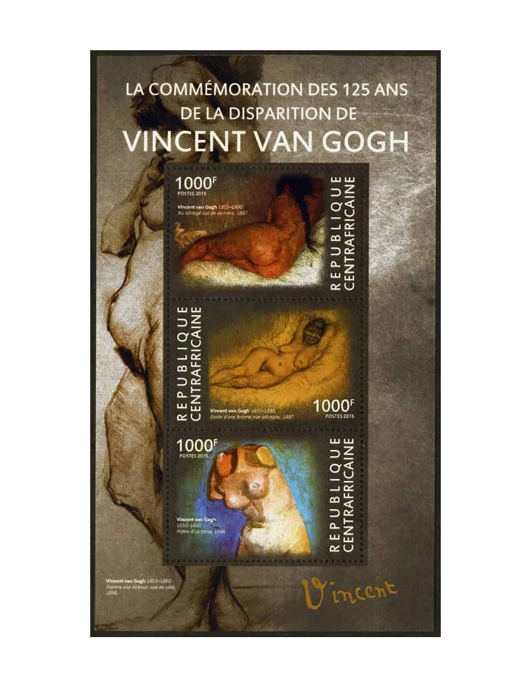 n° 3663 - Timbre CENTRAFRIQUE Poste