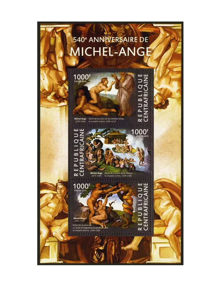 n° 3681 - Timbre CENTRAFRIQUE Poste