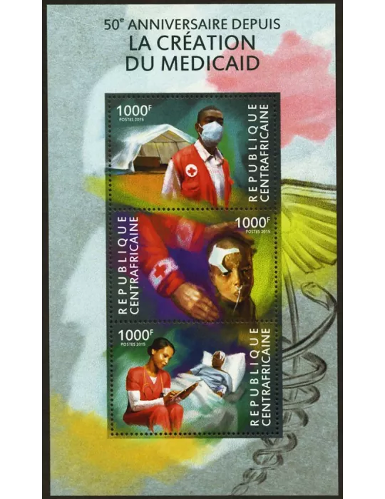 n° 3687 - Timbre CENTRAFRIQUE Poste