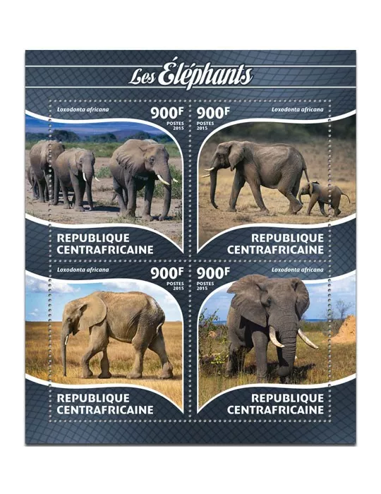 n° 3781 - Timbre CENTRAFRIQUE Poste