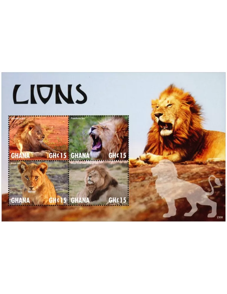 n° 3925/3928 - Timbre GHANA Poste