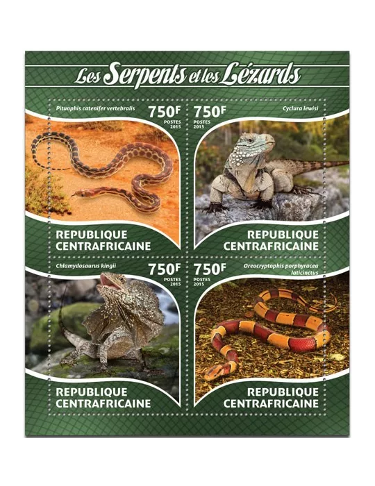 n° 3801 - Timbre CENTRAFRIQUE Poste