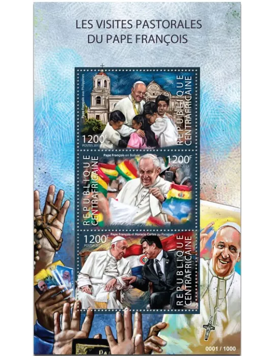 n° 3832 - Timbre CENTRAFRIQUE Poste