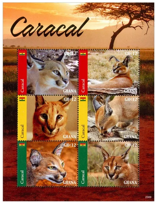 n° 3929/3934 - Timbre GHANA Poste