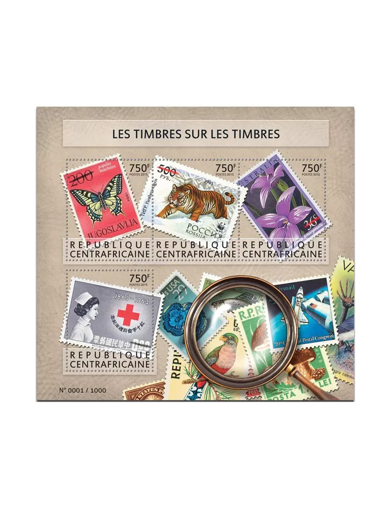 n° 3912 - Timbre CENTRAFRIQUE Poste