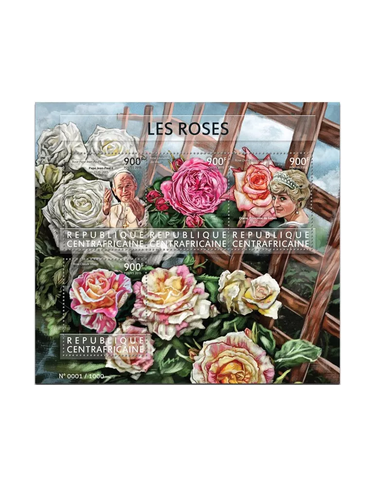 n° 3916 - Timbre CENTRAFRIQUE Poste