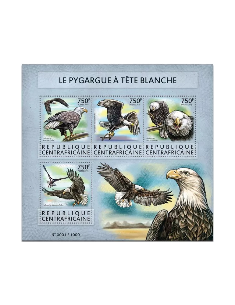 n° 3928 - Timbre CENTRAFRIQUE Poste