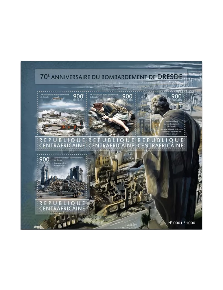 n° 3948 - Timbre CENTRAFRIQUE Poste