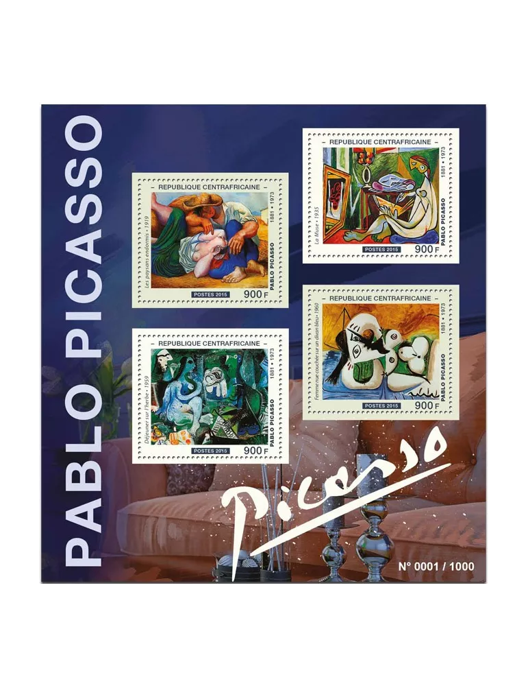 n° 4040 - Timbre CENTRAFRIQUE Poste