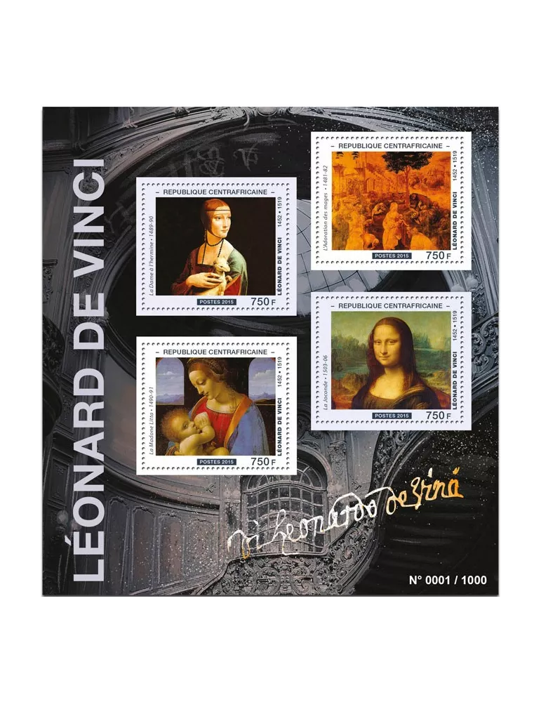 n° 4052 - Timbre CENTRAFRIQUE Poste