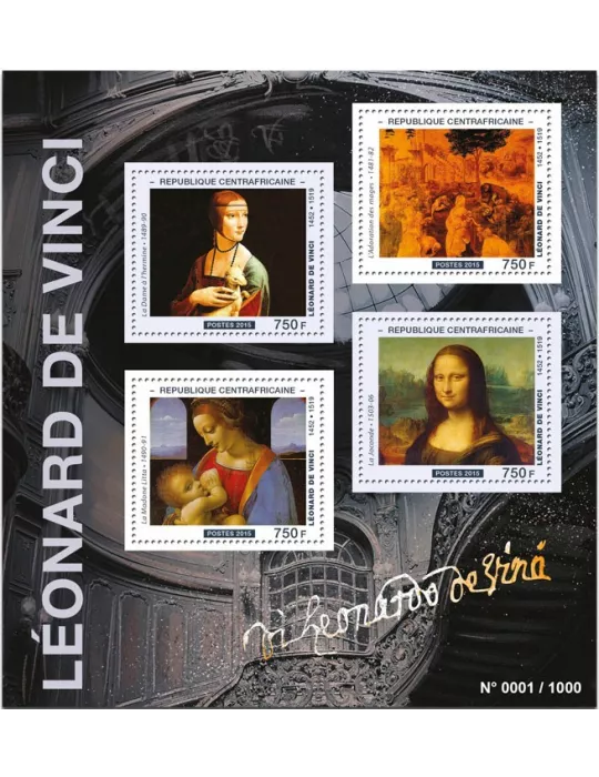 n° 4052 - Timbre CENTRAFRIQUE Poste