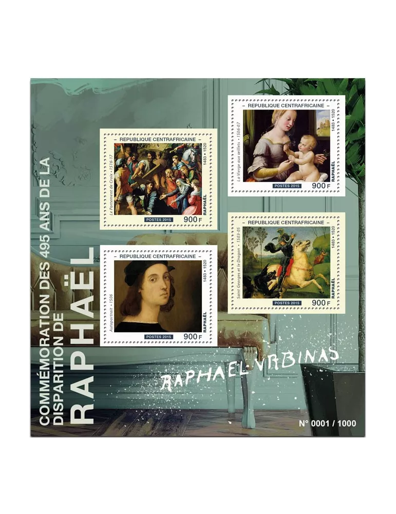 n° 4056 - Timbre CENTRAFRIQUE Poste