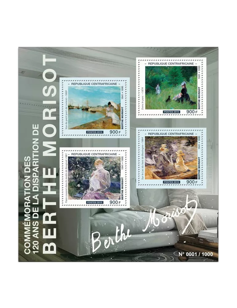 n° 4072 - Timbre CENTRAFRIQUE Poste