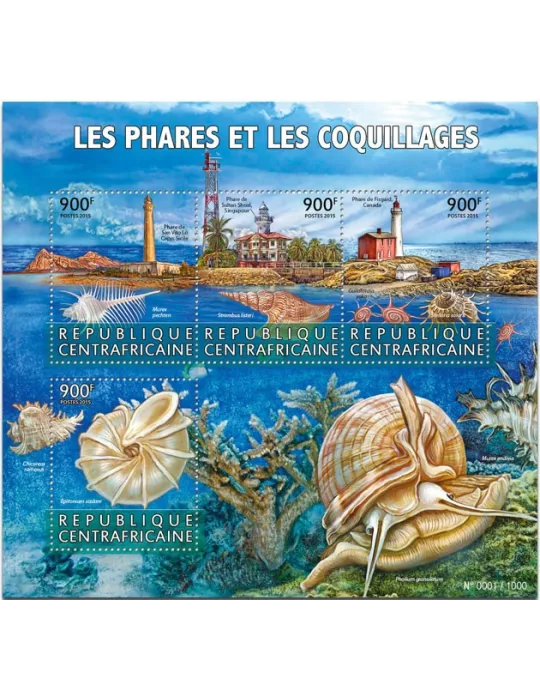n° 4096 - Timbre CENTRAFRIQUE Poste