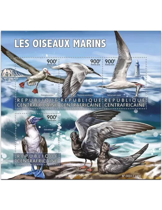 n° 4144 - Timbre CENTRAFRIQUE Poste