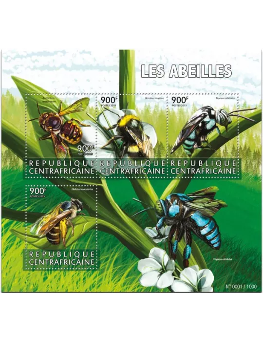 n° 4168 - Timbre CENTRAFRIQUE Poste