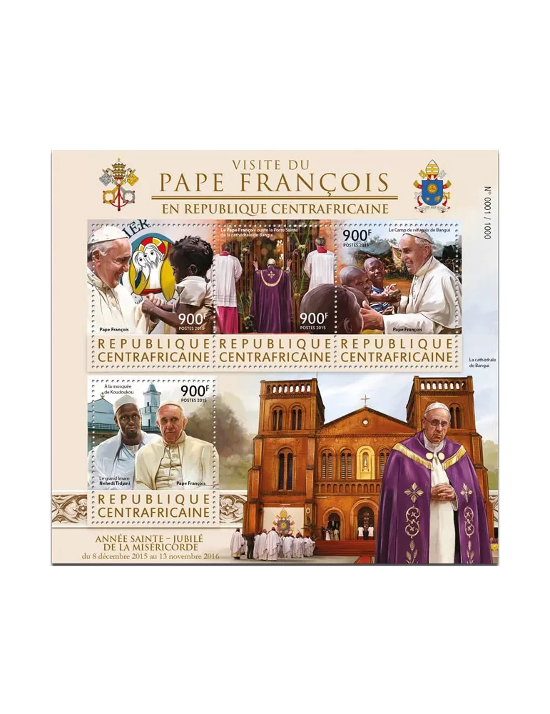 n° 4192 - Timbre CENTRAFRIQUE Poste