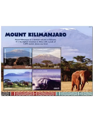 n° 3970/3973 - Timbre GHANA Poste