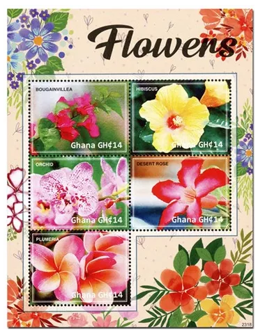 n° 3974/3978 - Timbre GHANA Poste