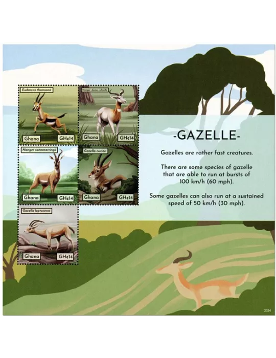 n° 4003/4007 - Timbre GHANA Poste