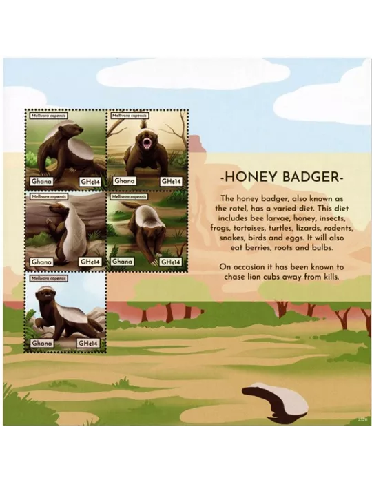 n° 4013/4017 - Timbre GHANA Poste