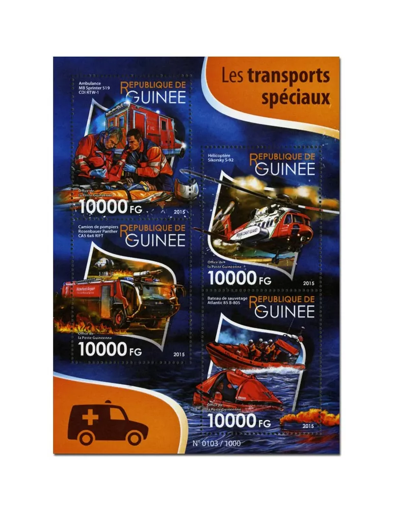 n° 8086 - Timbre GUINÉE Poste