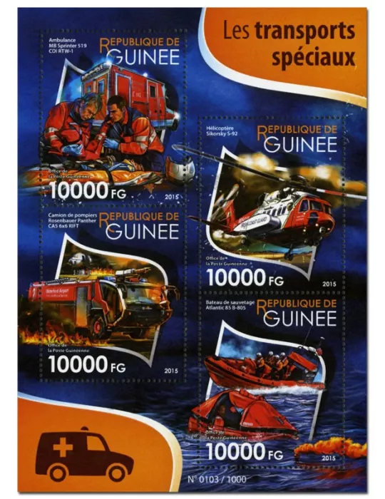 n° 8086 - Timbre GUINÉE Poste