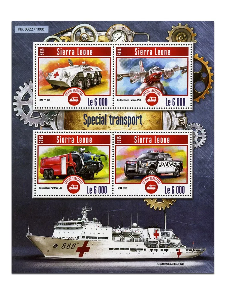 n° 5185 - Timbre SIERRA LEONE Poste