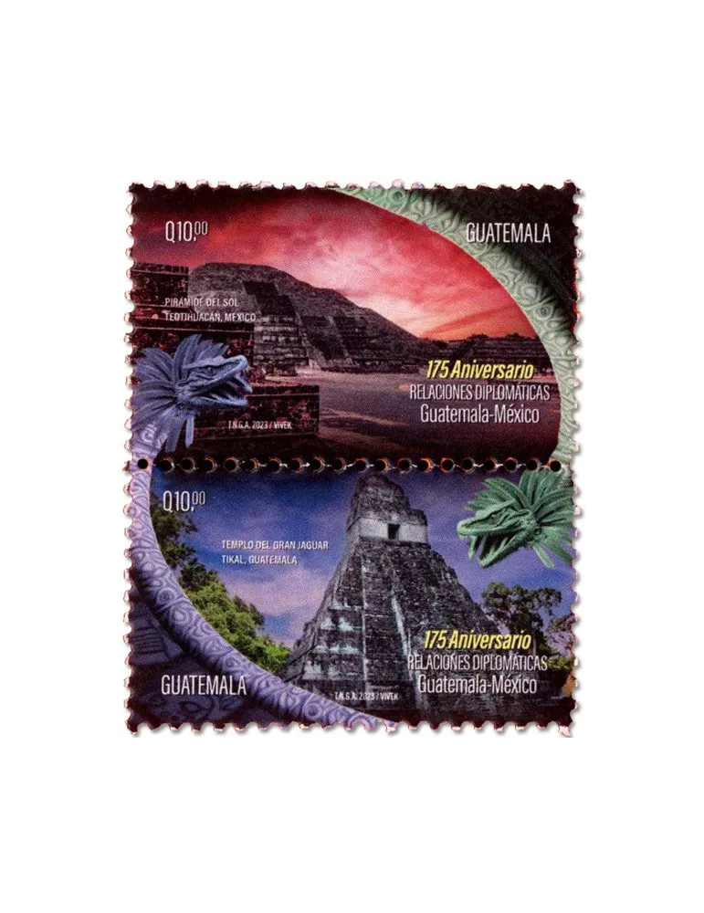 n° 793/794 - Timbre GUATEMALA Poste