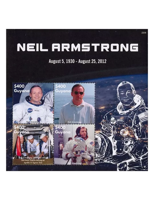 n° 7346/7349 - Timbre GUYANA Poste