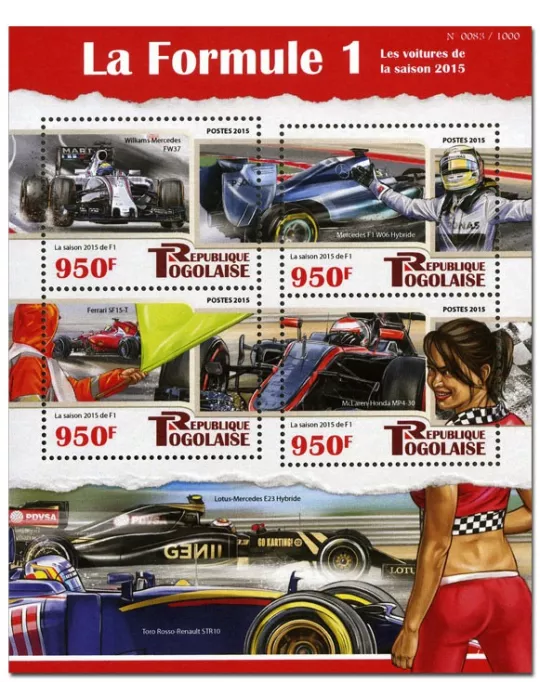 n° 4742 - Timbre TOGO Poste