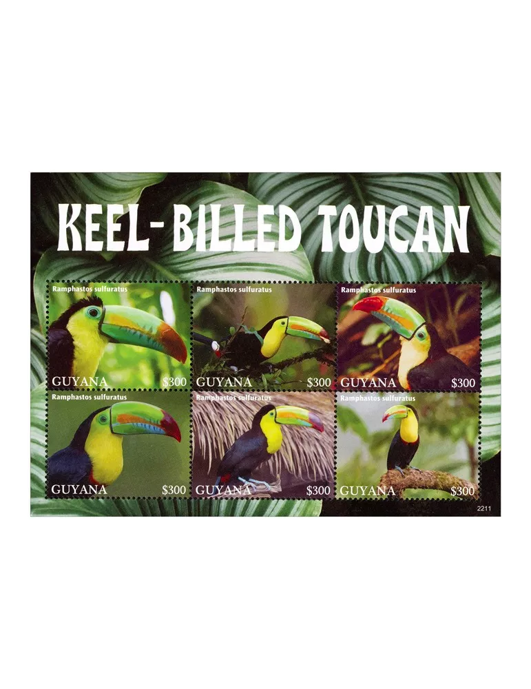 n° 7362/7367 - Timbre GUYANA Poste