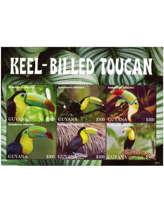 n° 7362/7367 - Timbre GUYANA Poste